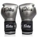 Боксерские перчатки Fairtex BGV9C-PLUS gun metallic 16oz