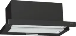 Вытяжка Gorenje TH606E6B, черный, встраиваемая в шкаф, выдвижная (телескопическая), до 20 кв. м