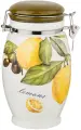 Емкость для сыпучих продуктов лемон три 11,5*11,5см. высота 20 см. 1100 мл. KSG-358-1584