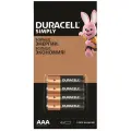 Батарейка Duracell Simply AAA, в упаковке: 4 шт.