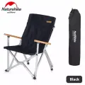 Стул Naturehike NH19JJ004, складной, чёрный, алюминий, 120 кг