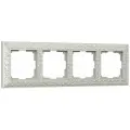 Рамка на 4 поста Werkel (жемчужный) WL07-Frame-04