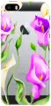 Силиконовый чехол на Apple iPhone SE / 5s / 5 / Эпл Айфон 5 / 5с / СЕ с рисунком Amazing Callas