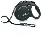 Поводок-рулетка Classic лента L 5м 50кг черный