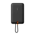 Внешний аккумулятор ROCK P28 Magnetic PD Fast Charging Power Bank with Cable 10000mAh темно-серый