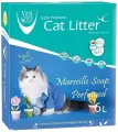 VAN CAT MARSEILLE SOAP наполнитель комкующийся для туалета кошек с ароматом марсельского мыла коробка (5,1 кг)