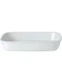 Блюдо для запекания прямоугольное Симплисити фарфор; 0,5 л; H-40, L-167, B-122 мм; белый