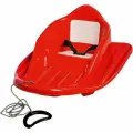Ледянки со спинкой пластиковые Пластик Малыш C-58 красные
