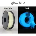 PLA светящаяся в темноте нить для 3D-принтера 1,75 мм светящийся сублимационный материал для 3D-печати светящийся красный светлячок зеленый PLA glow BLUE 1KG