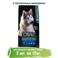 Farmina 12кг х 2шт Cibau Sensitive рыба сухой для собак средних и крупных пород