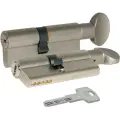 Цилиндровый механизм с вертушкой Kale Kilit 164 BM/75 (30+10+35) mm никель 5 кл.