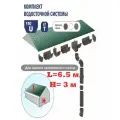Водосточная система комплект U110/67 для крыши L6,5 м, кор