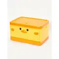 Детский ящик для хранения с дверцей, Желтый
