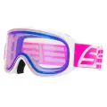 Маска горнолыжная Salice 100RWX White-Fuchsia/DA RWX S1-S3