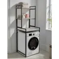 Стеллаж с полками над стиральной машиной, 68х60х180 см, Серый