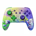 Игровой контроллер серии Splatoon NS32, беспроводное подключение Bluetooth, вибрация, RGB, Фиолетово-зеленый