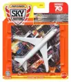 Машинка matchbox TOPGUN City Hero series Alloy car model BOEING 747-400