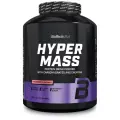 Гейнер для набора мышечной массы с креатином / BioTechUSA Hyper Mass / клубника, 4000 г