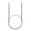 Спицы металлические круговые супергладкие c квадратным кончиком addiNovel, N5,5, 120 см.