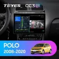 Магнитола 11 дюймов VW Polo 5 2008-2020 Teyes CC3 2K 4/64GB, штатная магнитола, 8-ми ядерный процессор, QLED экран, 2 DSP, 4G, Wi-Fi, 2 DIN