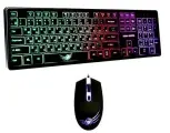 Клавиатура и мышь комплект Dialog KMGK-1707U, черный