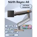 Настольный кронштейн для монитора NB North Bayou A6, 27-50 до 18 кг, с RGB-подсветкой, матовый черный
