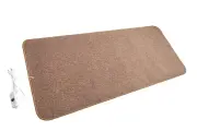 Ковер с подогревом, мобильный теплый пол ТеплоКрыма №1 (F), 150x65 см коричневый