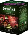 Чай черный в пирамидках Greenfield Redberry Crumble, 20*1,8 г (комплект 20 шт.) 6011344