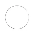 Гимнастический обруч Юг-пласт 9002 90 см 220 г серебристый