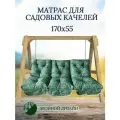 Матрас для качелей 170х60 Everena Outdoor swing tafting 1.7 green-paporotnik