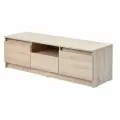 Ларго тумба ТВ 140 х 44,6 х 44,3 см, 2 двери, 1 ящик, ЛДСП Дуб Сонома