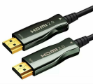 Wize AOC-HM-HM-100M кабель HDMI оптический,100 метров, черный