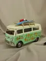 Ретро-автобус R&D Flower Power, металл, коллекционный, 25,5х11,5х18,5 см