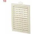 Решетка вентиляционная пластиковая приточно-вытяжная 180х250 мм регулируемая слоновая кость (10 шт.)