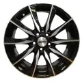 Диск литой X'trike X-120М 7,0\R17 5*108 ET33 d60,1 BK/FP [76774] Chery Tiggo 4; Tiggo 7 PRO Fb max 700 kg