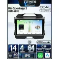Магнитола Kia Sportage 3 2010-2016 (Комплектация B) Teyes CC4L 4/64GB, штатная магнитола, IPS, DSP,4G, Wi-Fi