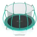 Батут с защитной сеткой PERFETTO SPORT PREMIUM MOVING 12 диаметр 3,66 м зеленый