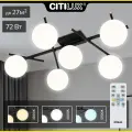 Люстра поворотная с пультом Citilux DORSY CL223162 LED Чёрная