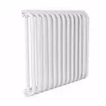 Радиатор трубчатый РС 2-500 16 секций с т/клапаном с нижней подводкой прав ВР G 1/2 RAL 9016 (Белый) КЗТО РС250016НП