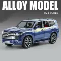 Модель внедорожника Land Cruiser LC300 SUV 1:24 из легкого сплава со звуком и светом, детская игрушка, коллекционная, подарок на день рождения