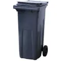 Мусорный контейнер п/э 120л. цв. серый
