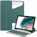 Чехол для Samsung Galaxy Tab A8 10.5 с клавиатурой темно-зеленый