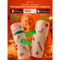 Универсальные салфетки для уборки в рулоне 25*25 см 100 шт, многоразовые безворсовые салфетки