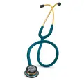 Стетоскоп Littmann Classic III, морская волна-золотая трубка, акустическая головка цвета радуги, 5807(Лимитированная)