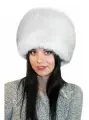 Шапка Lemmex Кубанка меховая Бетли для женщин, размер 57-58, белый