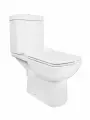 Унитаз напольный с бачком безободковый с быстросъемным сиденьем микролифт Creo Ceramique TO1003N+TO1002RS