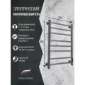 Полотенцесушитель электрический Маргроид 800х500 мм Вид 10 графит (серый, оружейная сталь). Кабель с вилкой 90 см.