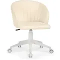 Компьютерное кресло Лайфмебель Пард экокожа слоновая кость, регулировка высоты сиденья