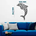 Деревянный декор настенный, панно, сборная модель EWA Design Дельфин