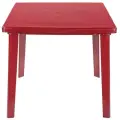 Стол Стандарт Пластик, пластик, квадратный, красный, 80 см x 80см x 71см